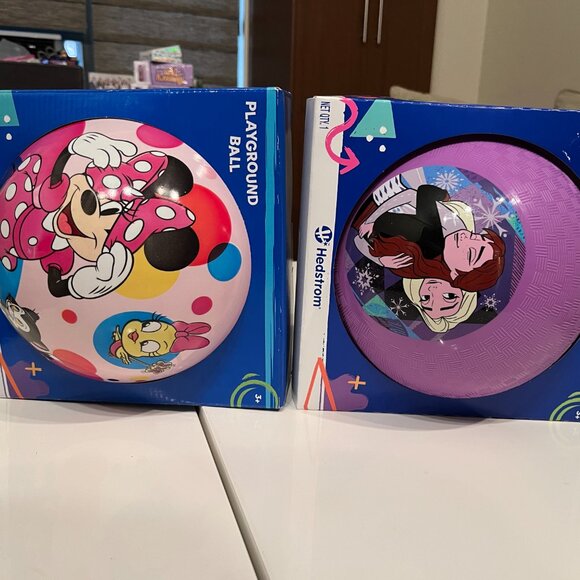 Disney Elsa and Minnie Mouse Hedstrom Bouncing Balls Set Age 3+ (hg/x) - Picture 12 of 14